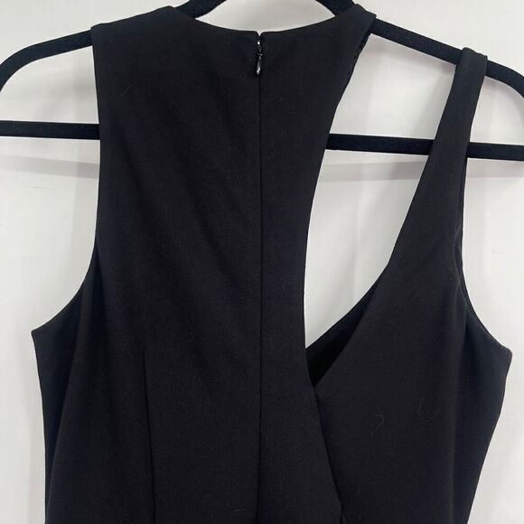 H:ours x Revolve Black Sleeveless Cutout Safiya Mini Dress Medium - Picture 7 of 9